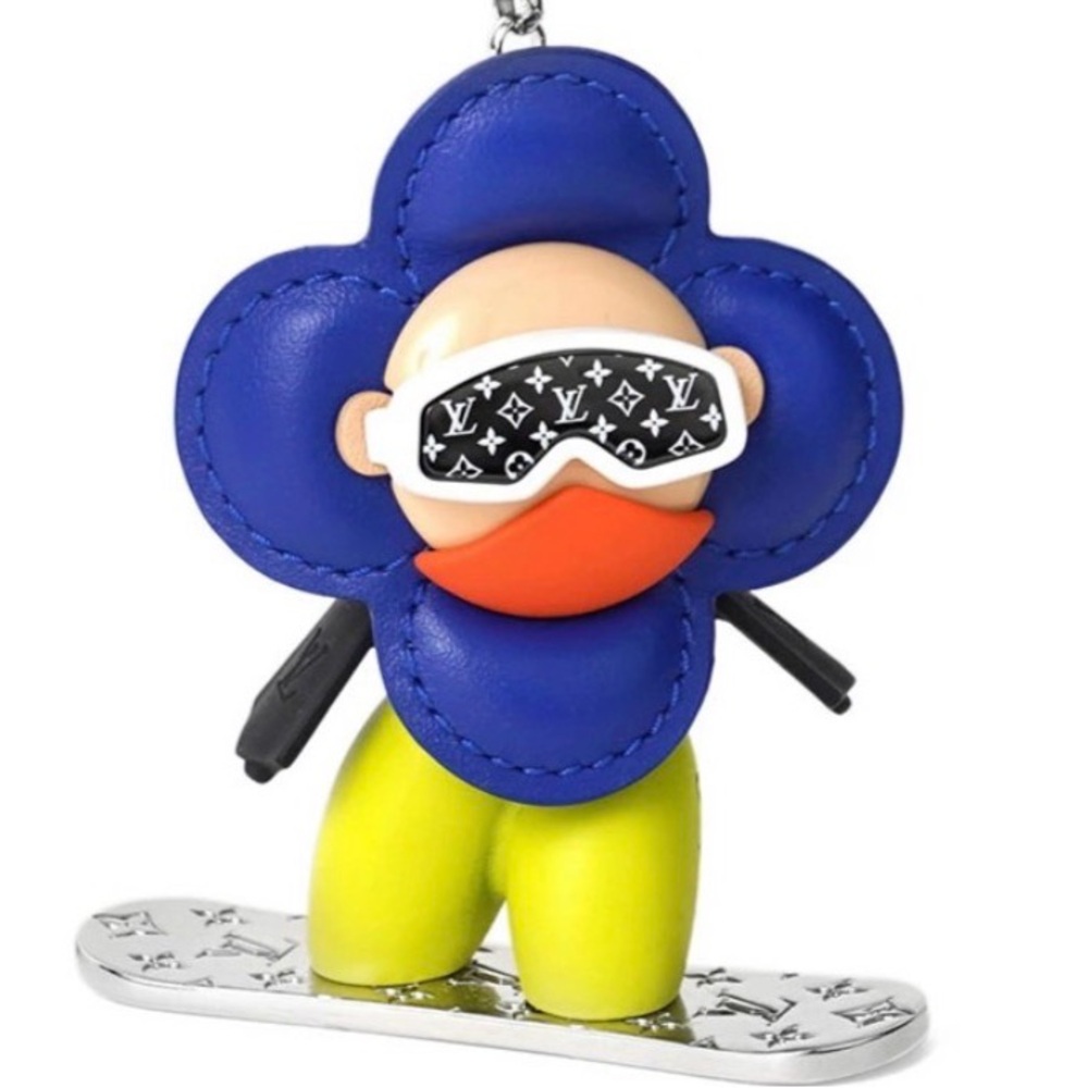💙 LV 🏂 Snowboard Bag Charm 💛 Keychain 🔑
